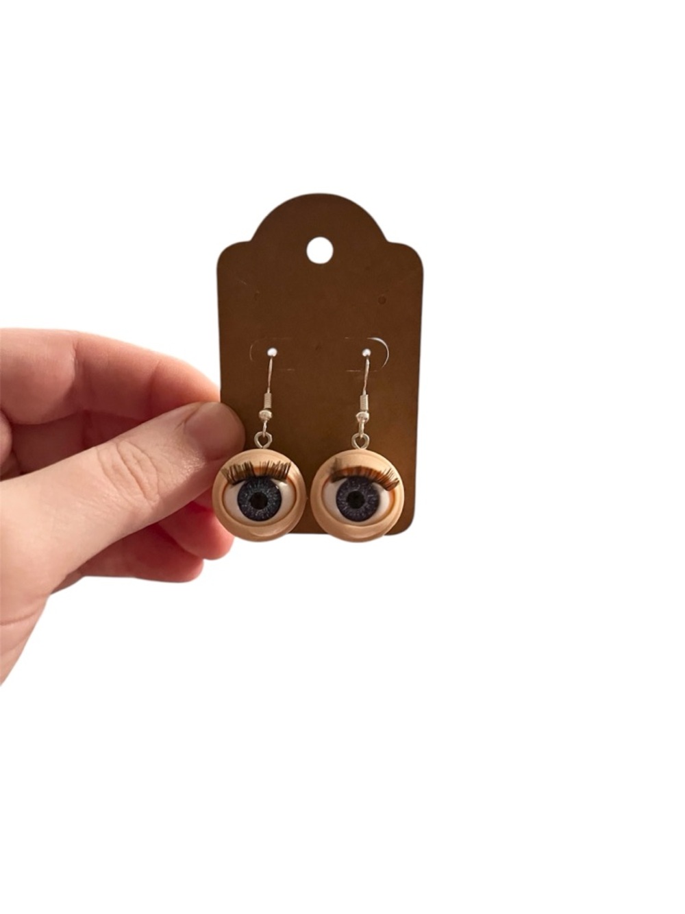 Novelty Creepy Doll Eye Earrings